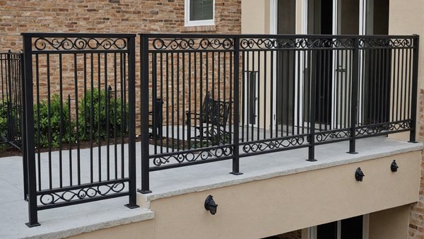 Fabrication sur mesure de rampe balcon escalier en aluminium