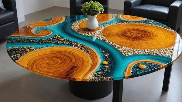 Décorez votre intérieur avec des meubles en résine époxy