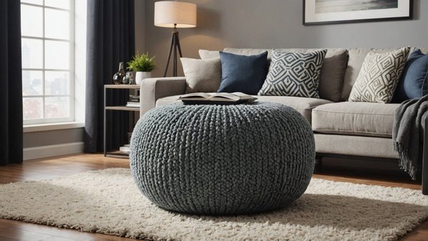Pouf salon : alliez confort et style dans votre séjour